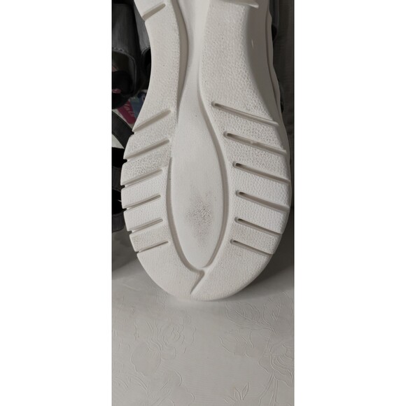 Skechers Sandals On-The-go Flex Ankle Strap Sandal Size 7 Gray and White NWT - Picture 4 of 16